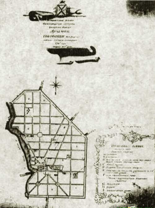 Рисунок 2. Геометрический план г. Арзамас Figure 2. Geometric plan of Arzamas