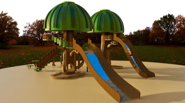 Рисунок 1. Игровая зона для детей школьного возраста Figure 1. A play area for school-age children