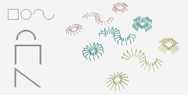 Рисунок 1. Образцы параметрических массивов Figure 1. Samples of parametric arrays
