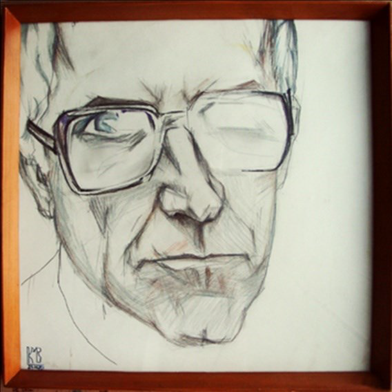 Рисунок 12. Косов Юрий Михайлович. Рисунок ав-тора. 1986 г. Figure 12. Kosov, Yuri Mikhailovich. The author's draw-ing. 1986