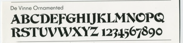Рисунок 18. Фото исходного латинского шрифта. Figure 18. Photo of the original Latin font
