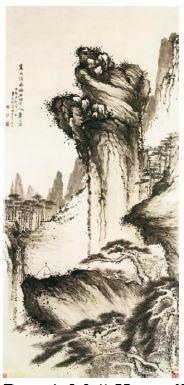 Рис. 4. Мэй Цин. «Желтые горы, Карта высокогорных вод». Коллекция музея Аньхой
